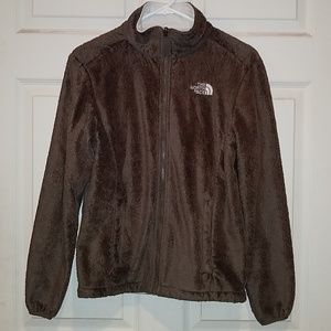 North face fuzzy sweater